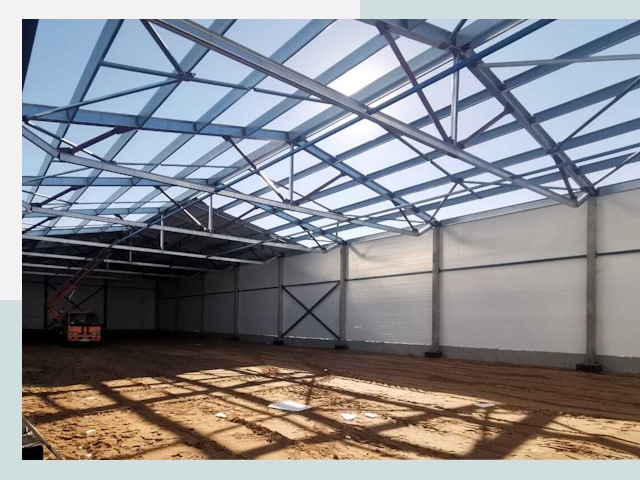 Строительство сенохранилищ в Кизилюрте