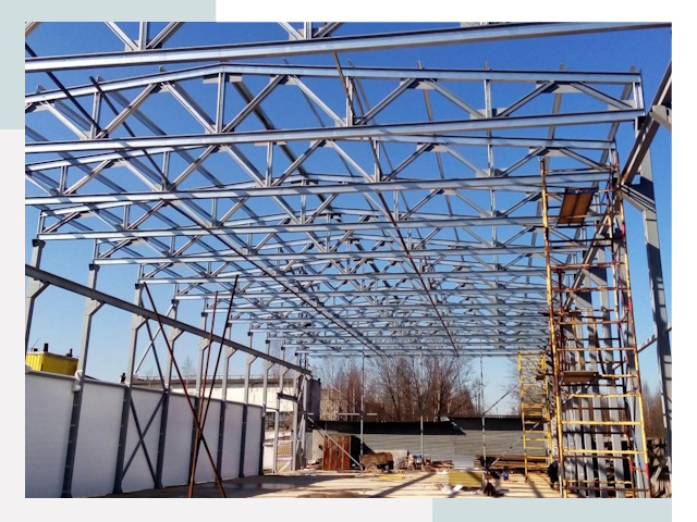 Строительство цехов в Кизилюрт от 620 руб. под ключ