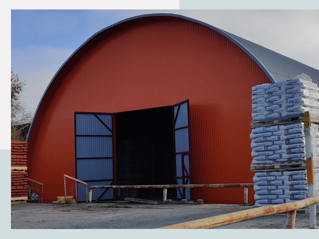 Полукруглые ангары по цене от 620 руб. в Кизилюрт