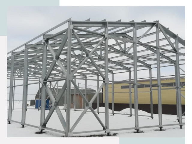 Каркасные ангары в Кизилюрте