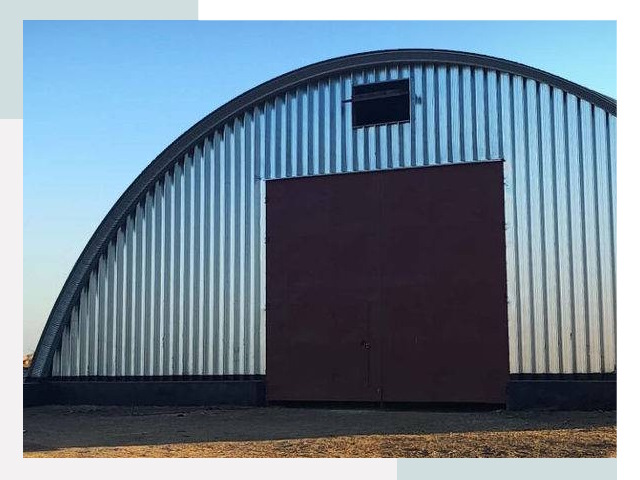 Бескаркасные ангары в Кизилюрте