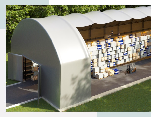 Тентовые ангары в Кизилюрте