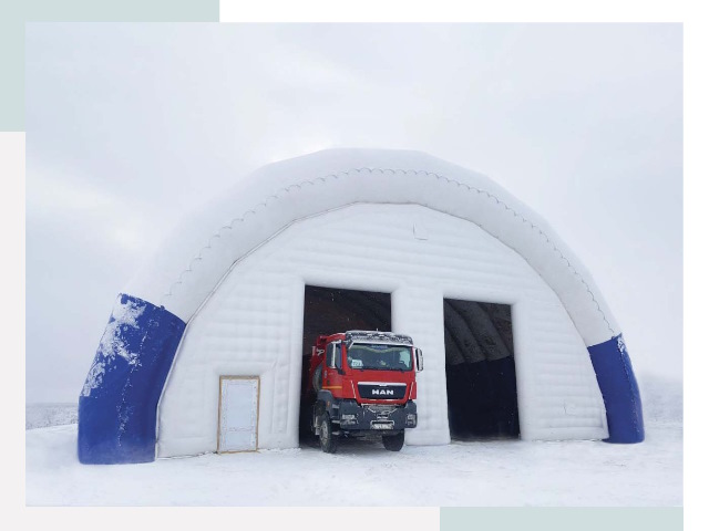 Мобильные ангары в Кизилюрте