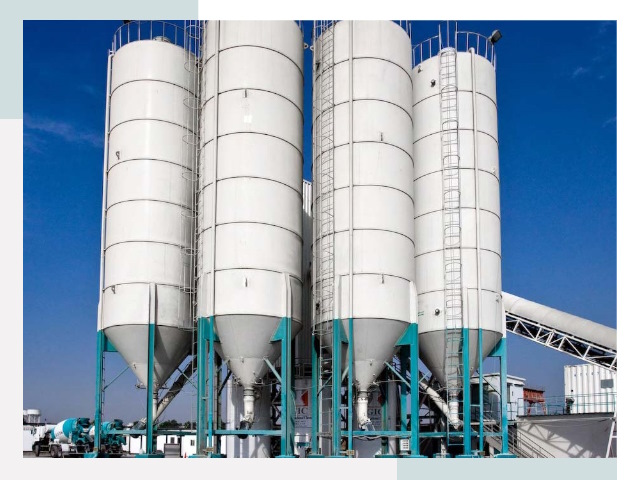 Строительство цементных силосов в Кизилюрте