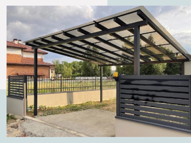 Металлические навесы в Кизилюрт от 620 руб. за м²