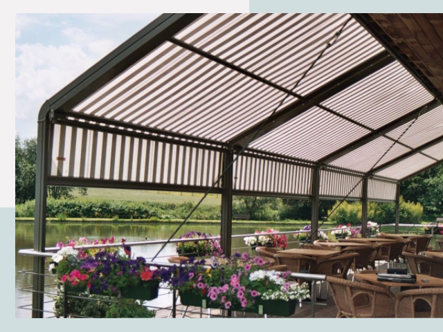 Элегантные навесы для кафе от 620 руб в Кизилюрт