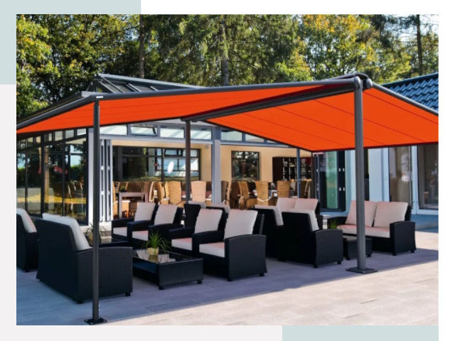 Навесы для кафе и ресторанов в Кизилюрте