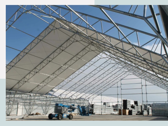 Каркасно-тентовые сооружения от СтальСтрой-Кзт по цене 620 руб.