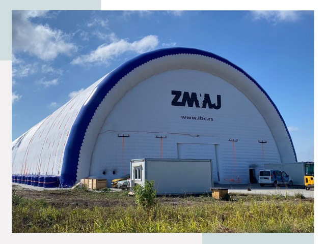 Брендирование ангаров в Кизилюрте