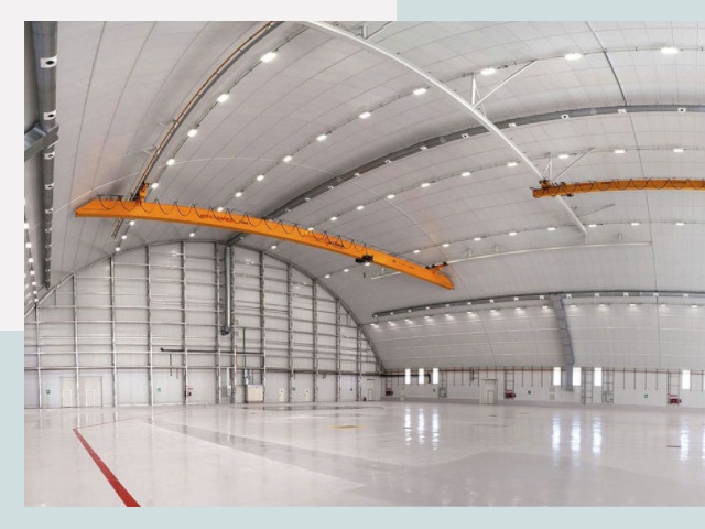 Оснащение ангаров в Кизилюрт от СтальСтрой-Кзт - цена от 620 руб.