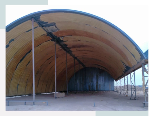 Реконструкция ангаров в Кизилюрте