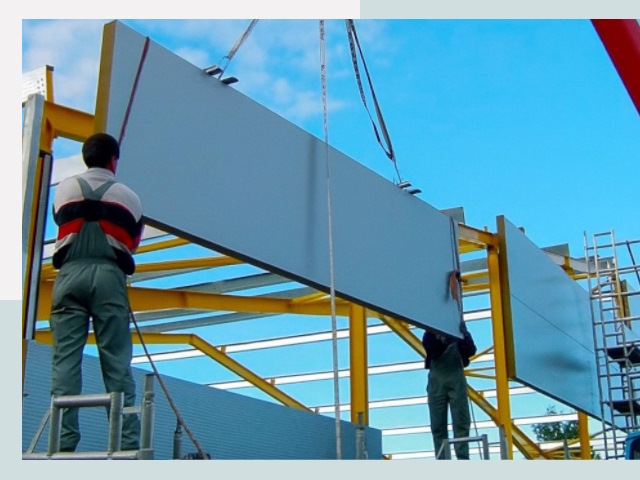 Монтаж сэндвич-панелей в Кизилюрте от 620 руб.